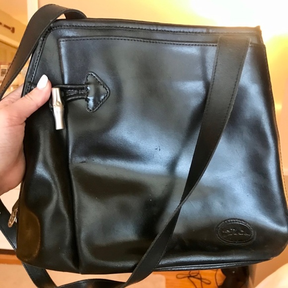 Longchamp Over the Shoulder Leather Purse - Picture 1 of 5